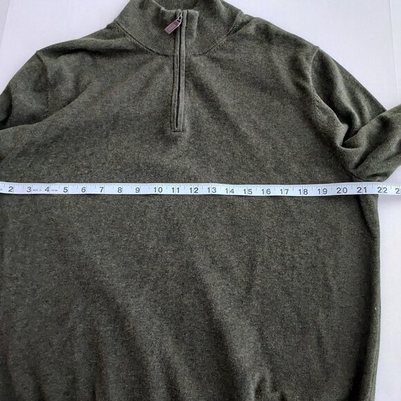 Jos. A. Bank Traveler Green Long Sleeve Pullover Sweater - Picture 7 of 11